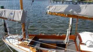 Persephone  39 1959 Concordia Wooden Yawl Sailing Yacht  Galesville Maryland Walczak [upl. by Kendy]