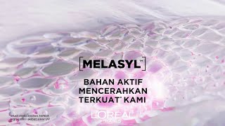 BARU L’OREAL PARIS GLYCO BRIGHT ANTIDARK SPOT BRIGHTENING SERUM DENGAN KANDUNGAN MELASYL [upl. by Pallas]