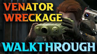 Star Wars Jedi Fallen Order Zeffo Venator Wreckage Walkthrough [upl. by Alaham]