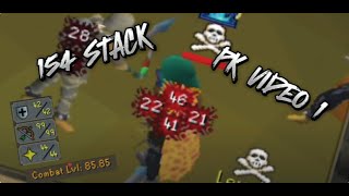 154 STACK  85 Combat Void Pure  OSRS BH PK VIDEO 1  Brahrker [upl. by Lrigybab]