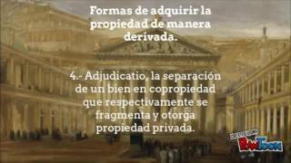 Derechos Reales amp PersonalesDerecho Romano I [upl. by Xad]