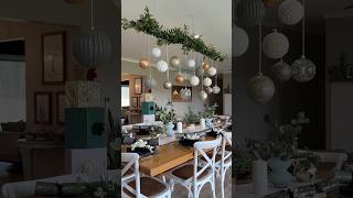 Christmas Hanging Garland 🎄  DIY Christmas Decorations xmas christmasdecorations [upl. by Elaine]