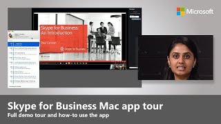 A quick tour of Skype for Business on Mac [upl. by Lucienne]