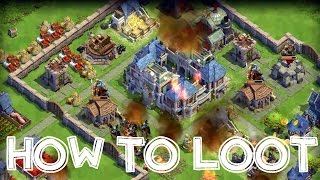 DomiNations AndroidiOS Game BEST LOOT RAID ATTACK ARMY BUILD STRATEGY GUIDE [upl. by Sher]