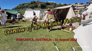 Medieval Festival Overview Newcastle Australia – 31 August 2024  澳洲的中世紀節日一覽 [upl. by Annerol]