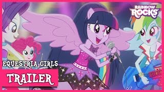 TRAILER  MLP Equestria Girls  Rainbow Rocks HD [upl. by Aidnic]