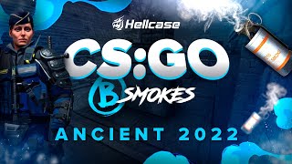 CSGO 2022 Ancient B Smokes Tutorial [upl. by Meggs708]