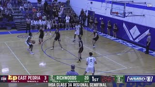 WATCH HERE East Peoria Raiders vs Peoria Richwoods Knights HS Basketball [upl. by Attenaj]