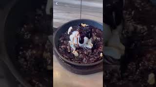 Sizzling hot brownie with icecream 🍦 shorts chocolate browine sizzling [upl. by Sabir]