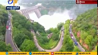 Watch Beautiful Drone Visuals of Srisailam Dam  After 3 years Dam Filled with Flood water [upl. by Nirat]