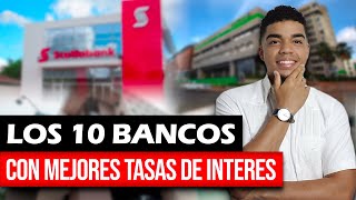 Los 10 BANCOS Con Mejores TASAS DE INTERES Para Prestamos Personales [upl. by Emmalee81]