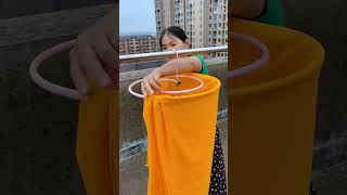 Utility products 🥰Useful spacesaving clothes hanger shortvideo viralvideo [upl. by Matejka]