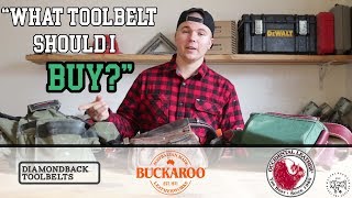 What Tool Belt Should You Buy  Pros and Cons Occidental Buckaroo amp Diamondback [upl. by Derraj]