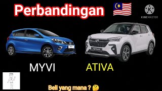 Beli ATIVA 10 H atau MYVI 15 AV  Penting ni 🤔 [upl. by Asiral]