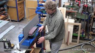 1083 Edge Sanding Using A Belt Sander • Video 1 of 3 [upl. by Aihsekyw]