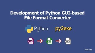 Development of Python GUIbased File Format Converter [upl. by Cassady594]