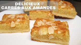 Carrés aux amandes un gâteau facile et rapide [upl. by Sokin]