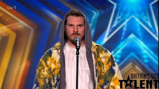 Mike Woodhams Stuns Britains Got Talent 2024 Audience with Unforgettable Audition Performance [upl. by Resiak]