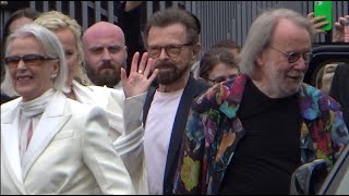 ABBA arrive at Voyage concert premiere 26 May 2022 [upl. by Inna]