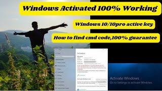 Windows 1010pro Activation key  Full Process windows windowsactivation theujjwalmanishjha [upl. by Buckingham]