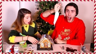 Making A Gingerbread House With Alfie  Zoella [upl. by Ihdin789]