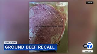 Nearly 7K pounds of ground beef recalled over E coli risk [upl. by Prasad]