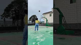 Basketball Shoot a Shot Shooting Talking with the Ball Girls Playing Basketball Three Pointer Ba [upl. by Ahsiak]