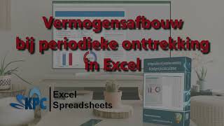 Vermogensafbouw bij periodieke onttrekking berekenen in Excel ✅ [upl. by Phineas]