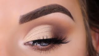 Half Cut Crease Eyeshadow Tutorial for Beginners  ABH Soft Glam Palette [upl. by Ttenna]