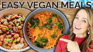 My GoTo Vegan Dinner Recipes [upl. by Oyek]