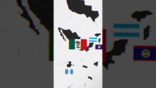 Imperio Mexicano 🇲🇽  Mexican Empire Central America and the United States Edit 💔 [upl. by Iormina]