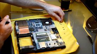 Tutorial How to make an old laptop run cooler Cleaning the fan and applying better thermal paste [upl. by Dwane]