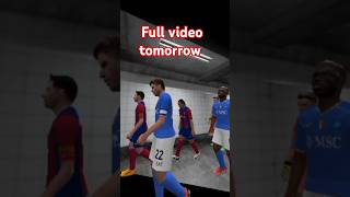 Barcelona vs Napoli full video tomorrow subscribe 100kviewers 100ksubcribers [upl. by Tsirc]