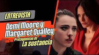 🎙️ ENTREVISTA a Demi Moore y Margaret Qualley  La sustancia  Por Malditos Nerds Infobae [upl. by Sadira]