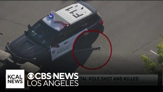 Man with metal pole shot and killed in Fontana [upl. by Conlan240]