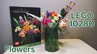 🌼 LEGO 10280 🌷 Creator Expert Flower Bouquet full detailed review Kwiaty Bukiet Klocki Unboxing [upl. by Ydnar207]