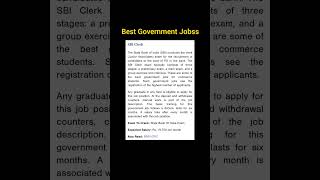 Best Government Jobs for COMMERCE STUDENTS After12UPSCLICBANKRBISSC [upl. by Brandyn]