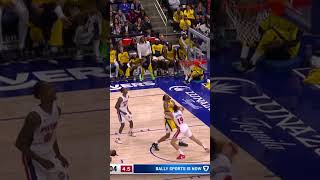 Bennedict Mathurin Drops Defender amp Buries Deep Jumper at Pistons 😮  Indiana Pacers [upl. by Leirol214]