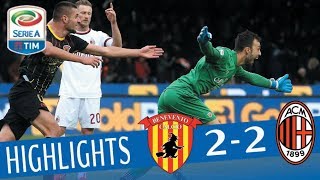 Benevento  Milan 22  Highlights  Giornata 15  Serie A TIM 201718 [upl. by Boar]