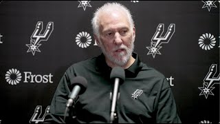 202324 San Antonio Spurs Season  Gregg Popovich PostGame Interview 10292023 [upl. by Mot]