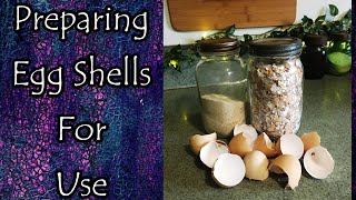 Preparing Egg Shells For Their Many Uses [upl. by Entwistle]