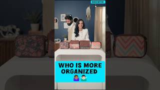 WHO IS MORE ORGANIZED 🤷🏽‍♀️🤷🏻‍♂️ shorts viral sanayairani barunsobti sarun youtubeshorts [upl. by Laon518]