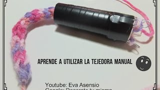 Como utilizar la tejedora manual [upl. by Gerstein]