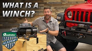 Winches Explained What is a Winch amp What can it do  Quadratec Academy [upl. by Florette]