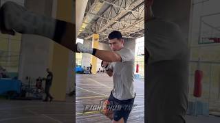 Dmitry Bivol bareknuckle training for Artur Beterbiev [upl. by Seraphina737]