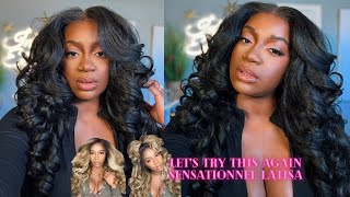 Lets Run This Back Sensationnel HD Lace Front Wig Cloud 9 What Lace Swiss Lace Latisha [upl. by Norri]