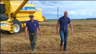 Reportage avec Olivier Brossier agriculteur inscrit sur le site Moissonneusefr [upl. by Nnaylloh]