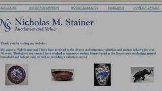 Nick Stainer Freelance Auctioneer Valuer in Dorset UK [upl. by Aneertak]