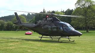 AW109 TREKKER 2DIVT DEPARTING FROM CARS N COPTERS UK 2024 1252024 [upl. by Oona]