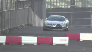 MercedesBenz SLR McLaren Acceleration Burnout amp Drifting [upl. by Nadine]